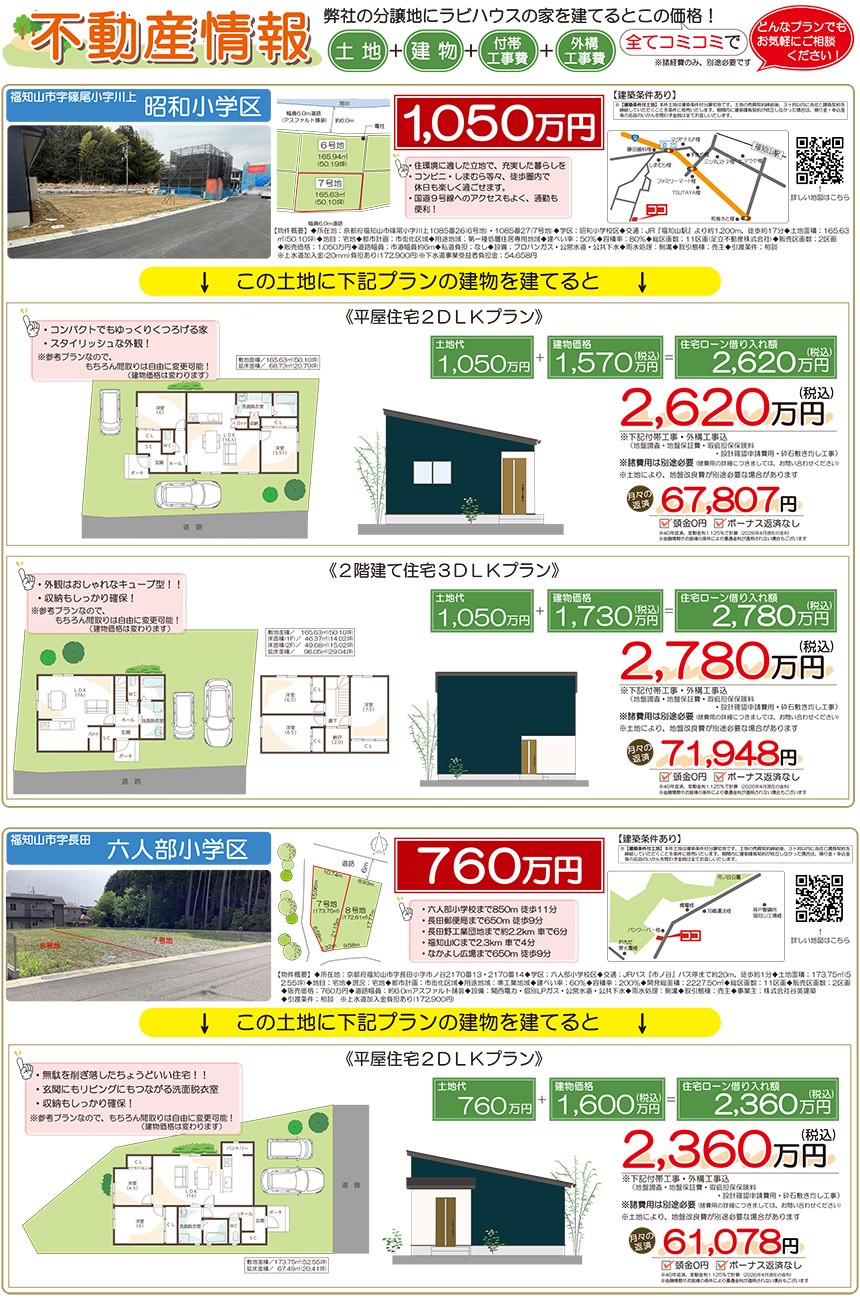 土地＋建物プラン